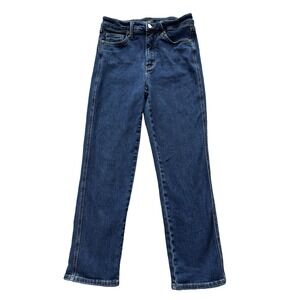 Judy Blue Jeans Womens 29 Blue Straight Dark Wash Stretch Casual Capsule